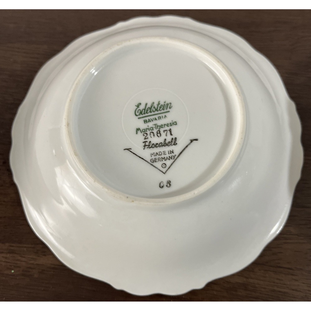 Set Of 6 Edelstein Maria Theresia Florabell Fruit/Desert Bowls Barvaria 5 In #2 - Picture 7 of 14